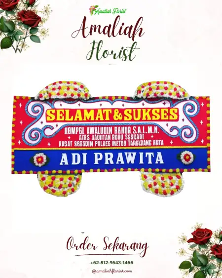 Papan Bunga Ucapan Selamat Cikidang